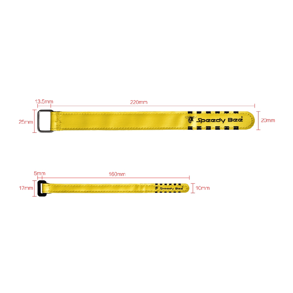 Speedy-Bee-Nylon-Tie-Down-Strap-PU-Belt-Leather-Strap-Durable-DIY-for-RC-Battery-Camera-1546921